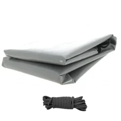Bâche haute remorque 150 x 105 x 60 cm - PVC 640g/m² étanche & renforcé - Gris - Fabrication française
