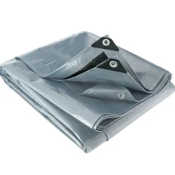 Bâche multifonctions grise et noire 200 g/m2 WERKA PRO