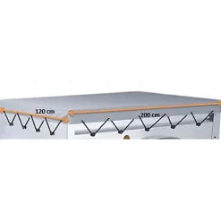 Bâche plate pour remorque NLC 2012 200 x 120 cm