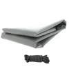 Bâche remorque Lider Florence 32330 - 237 x 142 x 10 cm - PVC 640g/m² étanche & renforcé - Gris - Fabrication française
