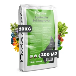 Bentonite Argile - Amendement de Sol - 20 kg pour 200 m2 - Organifer