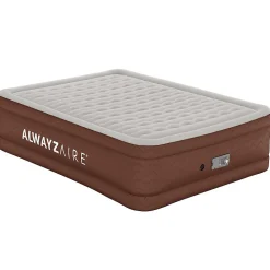 Bestway Lit gonflable 2 places à pompe électrique AlwayzeAire 203 x 152 x 51 cm