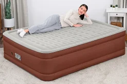 Bestway Lit gonflable 2 places à pompe électrique AlwayzeAire 203 x 152 x 51 cm