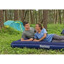 Bestway Matelas gonflable de camping 2 places 191x137x22 cm