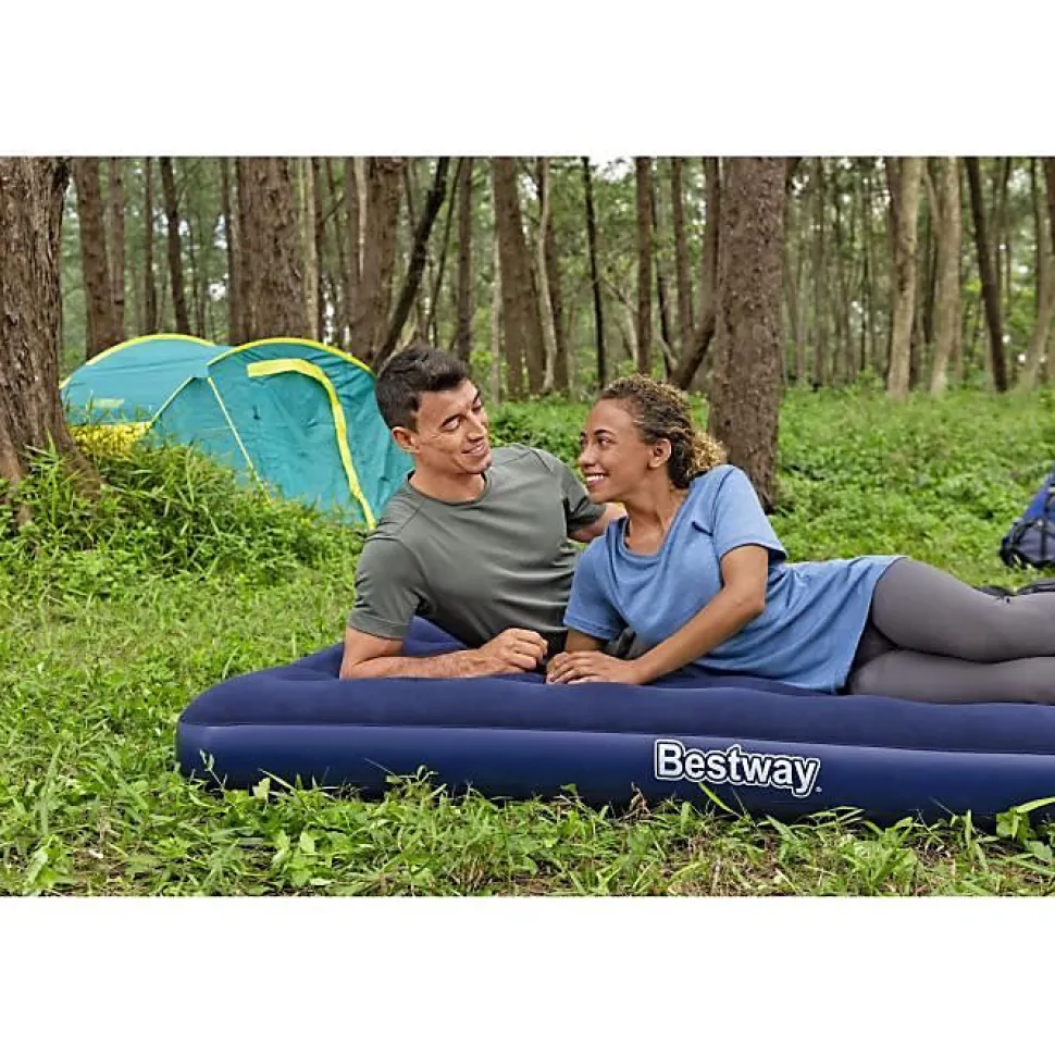 Bestway Matelas gonflable de camping 2 places 191x137x22 cm
