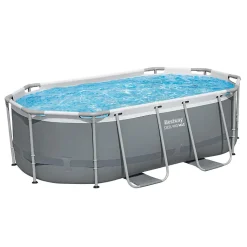 Bestway Piscine hors sol - Ovale - Steel Pro Max - 305 x 200 x 84 cm