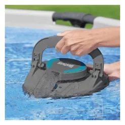 Bestway Robot piscine rechargeable Cristal - nettoyage fond plat - 10 m² max