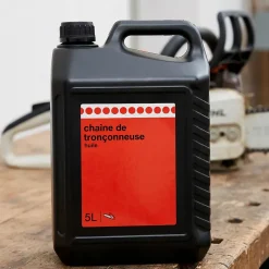 Bidon d'huile pour chaîne de tronçonneuse 5L
