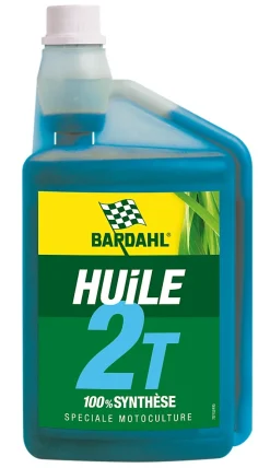 Bidon huile 2 temps Bardahl 1L spéciale motoculture
