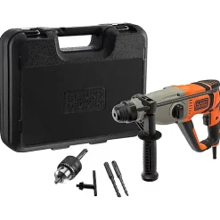 BLACK+DECKER BEHS02A-QS Marteau perforateur filaire 800 W SDS-plus