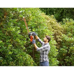 BLACK+DECKER Taille-Haie 60 cm 600 W - BEHTS501-QS - Embout Lame De Scie