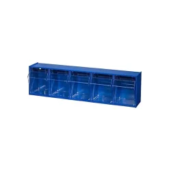 Bloc-tiroirs VarioPlus ProFlip 5 casiers bleu Allit
