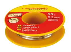 Bobine d'étain sanitaire Ø 3 mm, 50 g Rothenberger