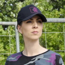 bonnie - casquette de travail - 2020 noir , fushia taille unique