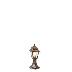 Borne d'extérieur classique dorée 44 cm IP44 - Capital