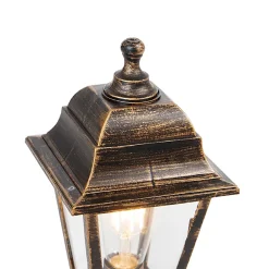 Borne d'extérieur classique dorée 44 cm IP44 - Capital