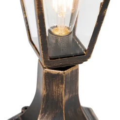 Borne d'extérieur classique dorée 44 cm IP44 - Capital