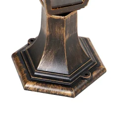 Borne d'extérieur classique dorée 44 cm IP44 - Capital