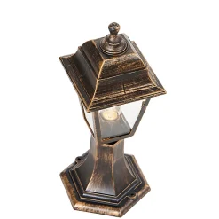 Borne d'extérieur classique dorée 44 cm IP44 - Capital