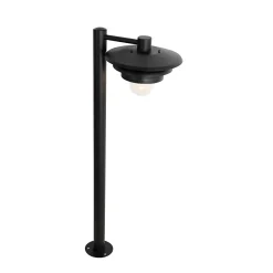 Borne d'extérieur design noir 100 cm IP44 - Morty