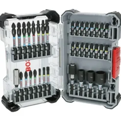 BOSCH Jeu d'embouts PRO impact 36 pcs - embouts impact, douilles et porte-embout en mallette