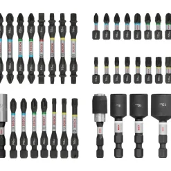 BOSCH Jeu d'embouts PRO impact 36 pcs - embouts impact, douilles et porte-embout en mallette