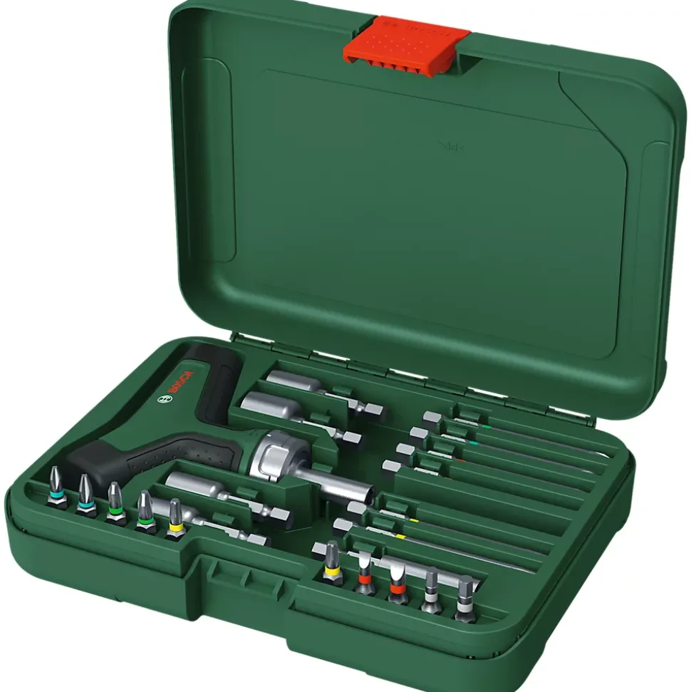 Bosch tournevis a cliquet 25 pieces