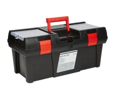 Boîte à outils en plastique 53 cm Noir