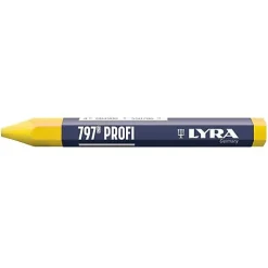 Boîte de 12 craies forestières 120 x 12 jaunes - LYRA - 4870007
