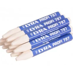 Boîte de 12 craies forestières 120 x 12 blanches - LYRA - L4870001