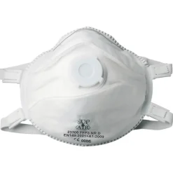 Boîte de 10 masques coques respiratoires jetables avec valve FFP1 NR D SL - COVERGUARD - 23106