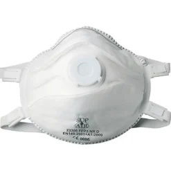 Boîte de 10 masques coques respiratoires jetables avec valve FFP1 NR D SL - COVERGUARD - 23106