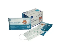Boîte de 50 masques respiratoires jetables 3 plis type IIR pour enfant blanc - YINHONYUHE - MASQUES9