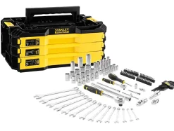 Boîte de 3 tiroirs outillée PRO-STACK 126 pièces - Stanley Fatmax - FMMT98107-1