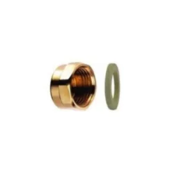 Bouchon femelle écrou 1/2 (15x21) pour gaz naturel + joint