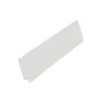 Bouchon lisse PVC 120mm finition droite