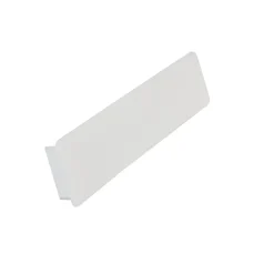 Bouchon lisse PVC 120mm finition droite