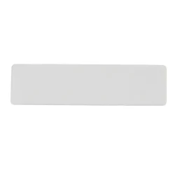 Bouchon lisse PVC 120mm finition droite