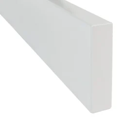 Bouchon lisse PVC 120mm finition droite