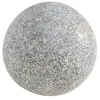 Boule déco jardin granit diamètre 20 cm - Gris clair 20 cm