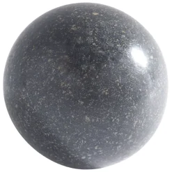 Boule déco jardin granit (grand format) - Noir 40 cm