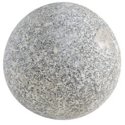 Boule déco jardin granit (grand format) - Gris clair 40 cm