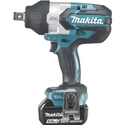 Boulonneuse À Chocs Lxt Makita Dtw1001rtj Avec 2 Batteries 5,0 Ah, Chargeur Dc18rc Et Makpac 3