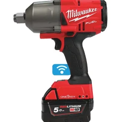 Boulonneuse à chocs 18V M18 ONEFHIWF34 502X + 2 batteries 5Ah + chargeur + HD BOX MILWAUKEE TOOL 4933459730