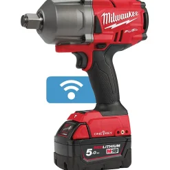 Boulonneuse à chocs 18V M18 ONEFHIWF34 502X + 2 batteries 5Ah + chargeur + HD BOX MILWAUKEE TOOL 4933459730