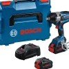 Boulonneuses 18V GDS18V-1000 Professional+ 2 batteries Procore 5,5 Ah+ chargeur + L-BOXX - BOSCH - 06019J8303