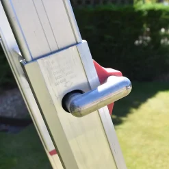 BPS Échelles télescopiques multifonctions Échelle en aluminium Escabeau 150 kg Load Certifiée EN131 4.10 m