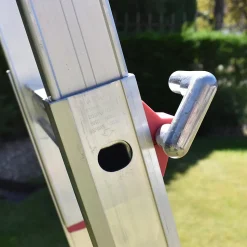 BPS Échelles télescopiques multifonctions Échelle en aluminium Escabeau 150 kg Load Certifiée EN131 4.10 m