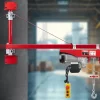Bras de support de palan électrique, Capacité de Charge 200-800 kg, Bras de Levage de Palan d'Échafaudage 180 degrés