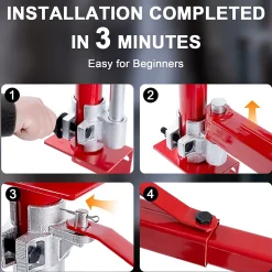 Bras de support de palan électrique, Capacité de Charge 200-800 kg, Bras de Levage de Palan d'Échafaudage 180 degrés